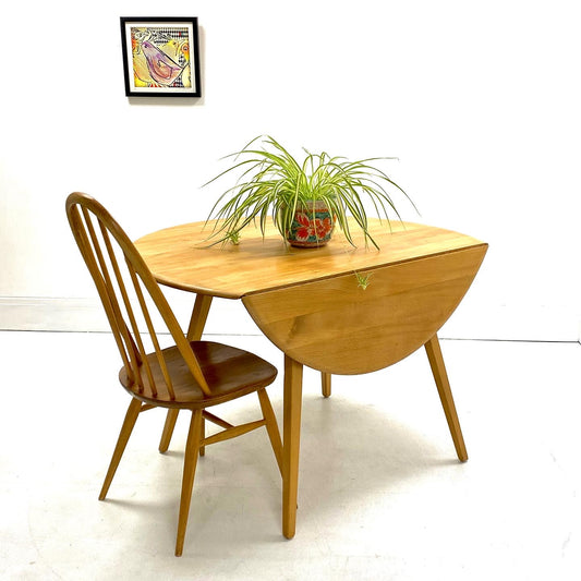 Ercol Drop Leaf Plank Table